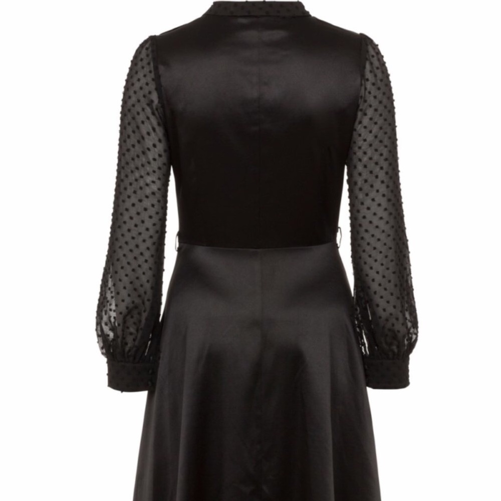 Voodoo Vixen Black AUDREY Retro Dress Large - Picture 4 of 16